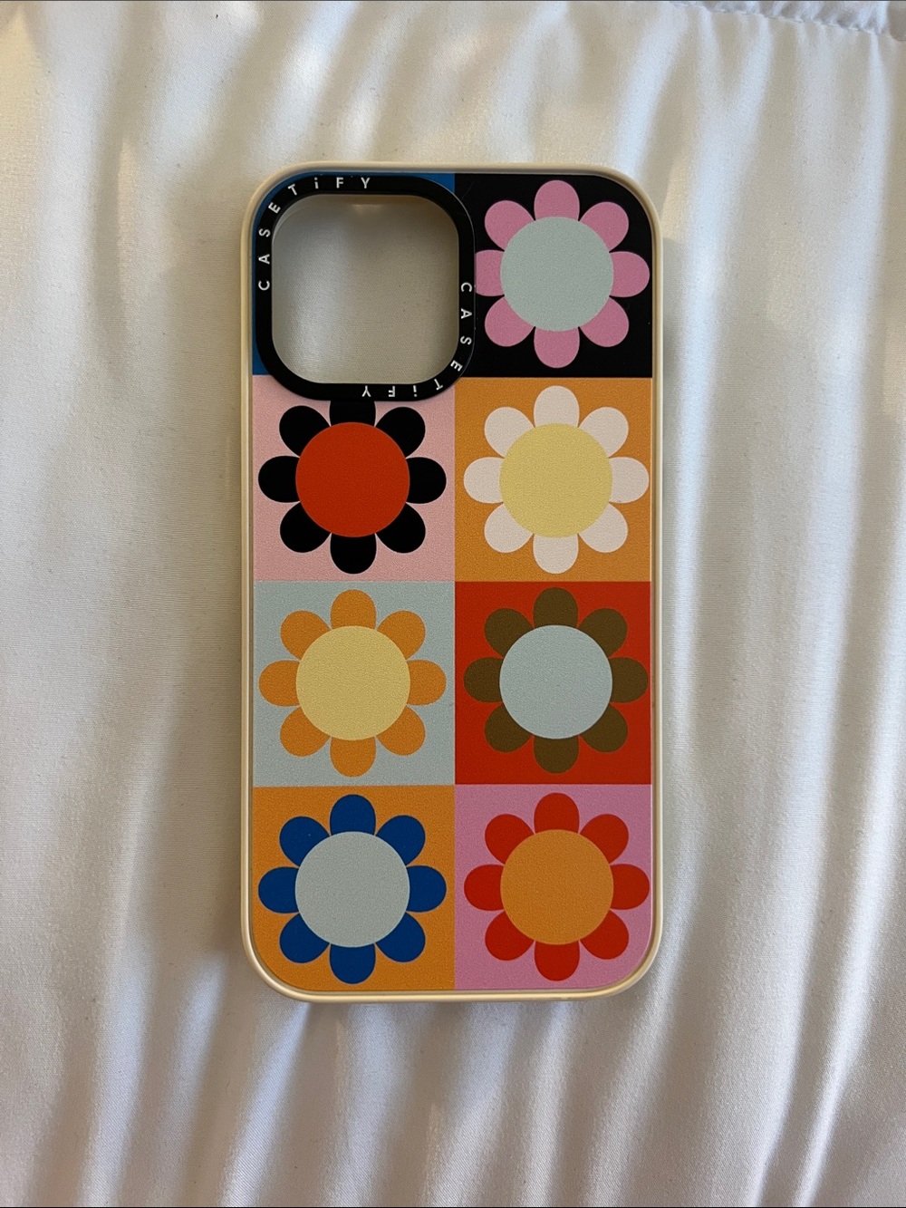 Casetify Multicolor Floral Grid Phone Case